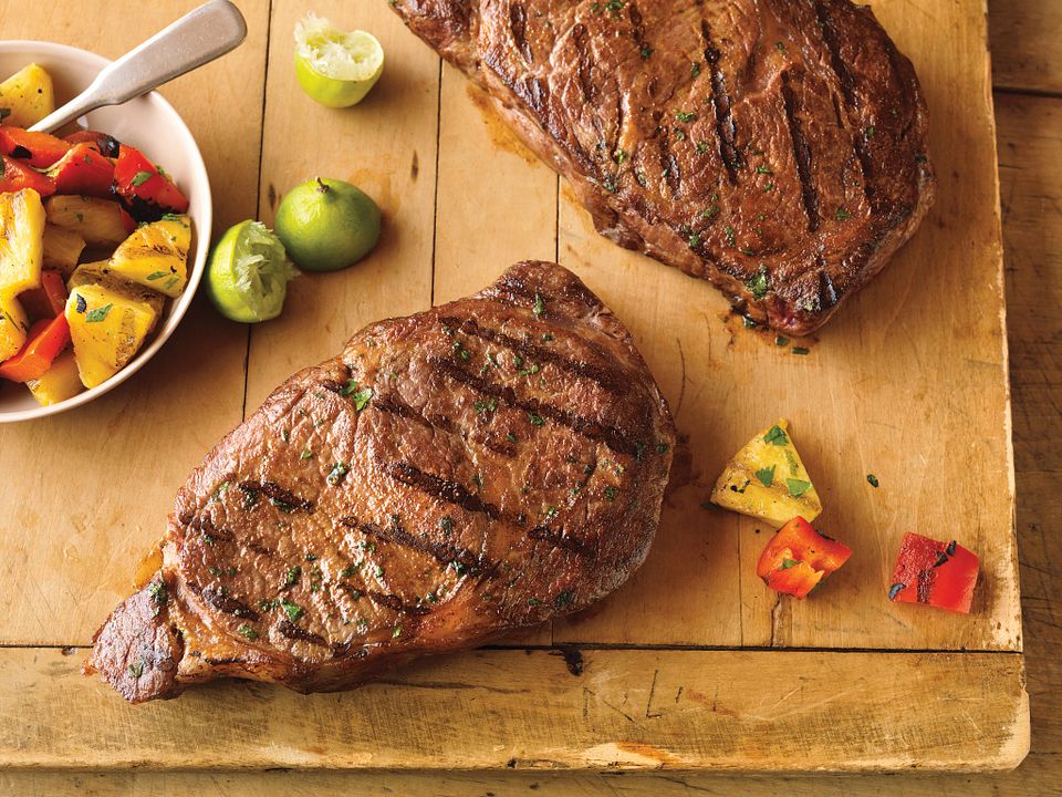 ribeye-steaks-with-grilled-pineapple-salad