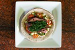 Flank Steak Pita Pic