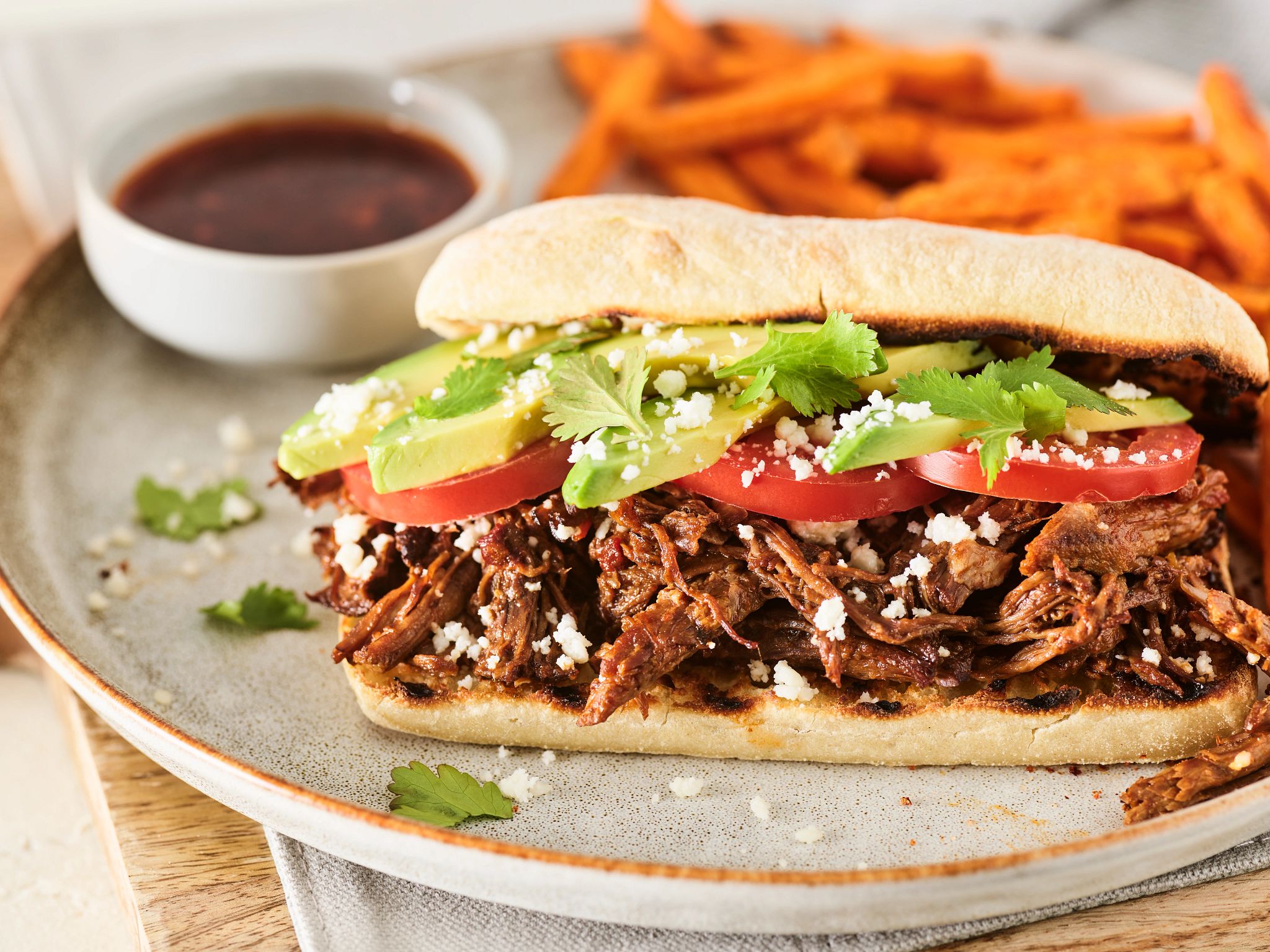 grilled birria sandwich